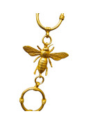 Collier Sautoir 94 cm Abeilles Laiton Plaqué Or Collection NIIKI PARIS