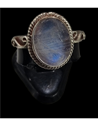 Bague Pierre de lune argent 925 Taille 52