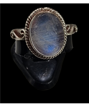 Bague Pierre de lune argent 925 Taille 52