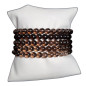 Bracelet Quartz Fumé Pierre Rondes