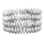 Bracelet Howlite Disques de Pierres