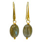 Boucles Labradorite Plaquées Or