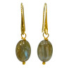 Boucles Labradorite Plaquées Or