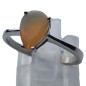 Bague Opale de feu Argent 925 Taille 54
