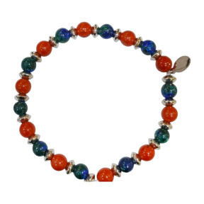 Bracelet Azurite Jaspe Rouge Gamme Bien-Être Sixième Sens