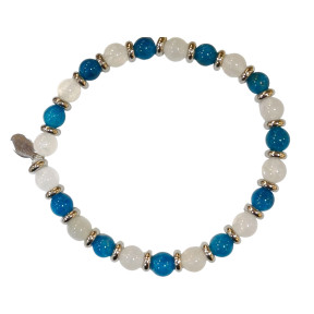 Bracelet Apatite Pierre de Lune Gamme Bien-Être Stop Fringale
