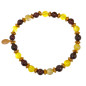 Bracelet Citrine Grenat Gamme Bien-Être Power Boost