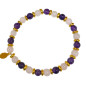 Bracelet Améthyste Quartz Rose Gamme Bien-Être Bonne Nuit