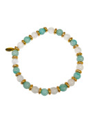Bracelet Amazonite Pierre de Lune Gamme Bien-Être Essence Féminine