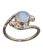 Bague Pierre de lune Argent 925 (s)