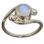 Bague Pierre de lune Argent 925 (s)