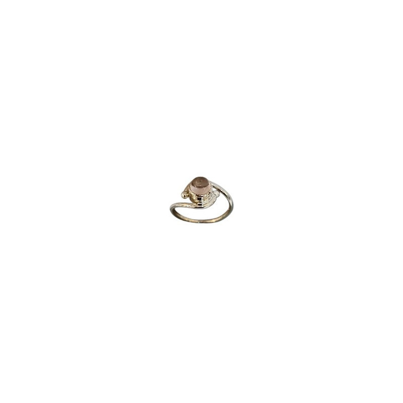 Bague Quartz rose Argent 925 Taille 54 (s)
