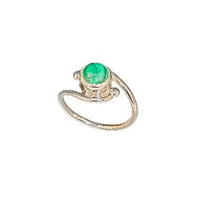 Bague Malachite Argent 925 (s)