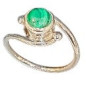 Bague Malachite Argent 925 (s)