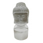 Tête de Bouddha Sélénite 10 cm