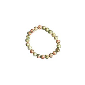 Bracelet Unakite Pierres rondes