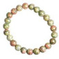 Bracelet Unakite Pierres rondes