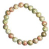 Bracelet Unakite Pierres Rondes