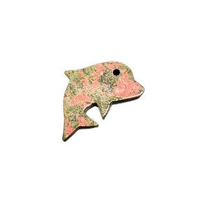 Pendentif Unakite Dauphin