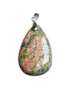 Pendentif Unakite goutte