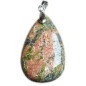 Pendentif Unakite goutte