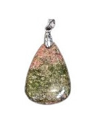 Pendentif Unakite goutte