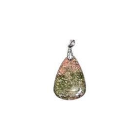 Pendentif Unakite goutte