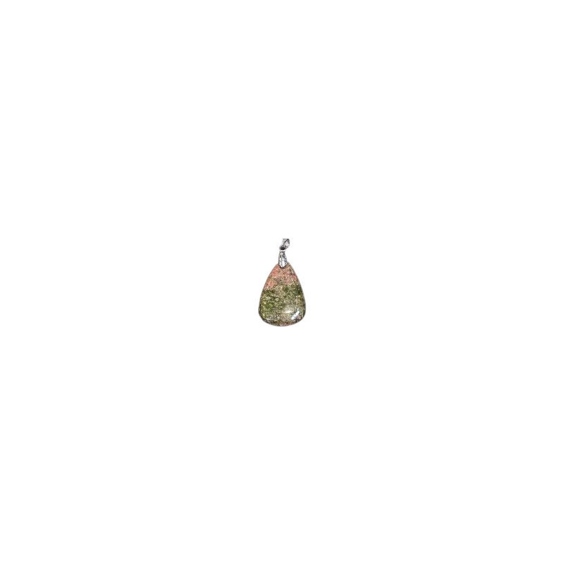 Pendentif Unakite goutte