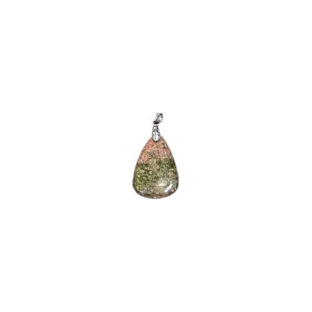 Pendentif Unakite goutte