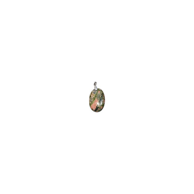 Pendentif Unakite ovale