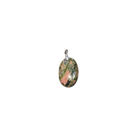 Pendentif Unakite ovale