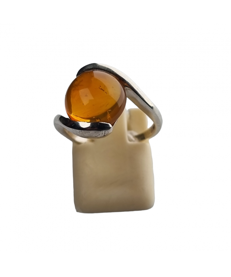 Bague Opale de feu Argent 925 Taille 54