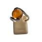 Bague Opale de feu Argent 925 Taille 54