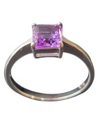 Bague Améthyste Argent 925 Taille 57