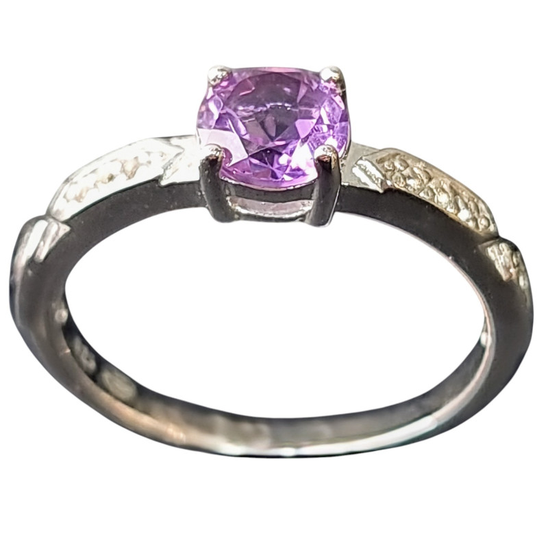 Bague Améthyste Argent 925 Taille 58