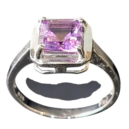 Bague Améthyste Argent 925 Taille 57