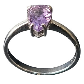 Bague Améthyste Argent 925 Taille 57 (s)