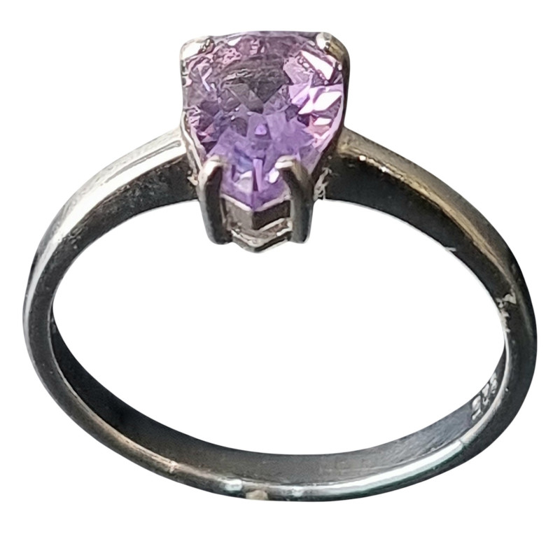 Bague Améthyste Argent 925 Taille 57 (s)