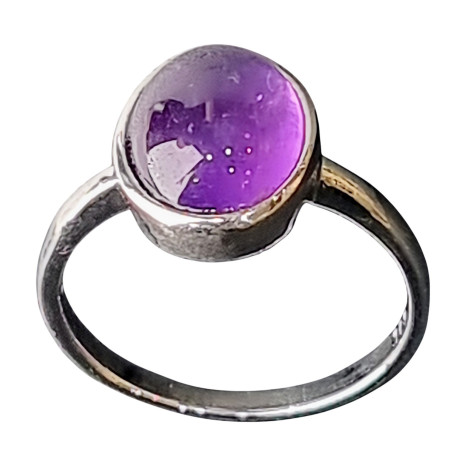Bague Améthyste Argent 925 Taille 58 (s)