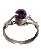 Bague Améthyste Argent 925 Taille 59