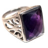 Bague améthyste Argent 925 Taille 54