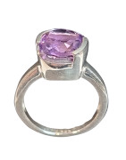 Bague Améthyste Argent 925 Taille 55