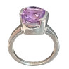 Bague Améthyste Argent 925 Taille 55
