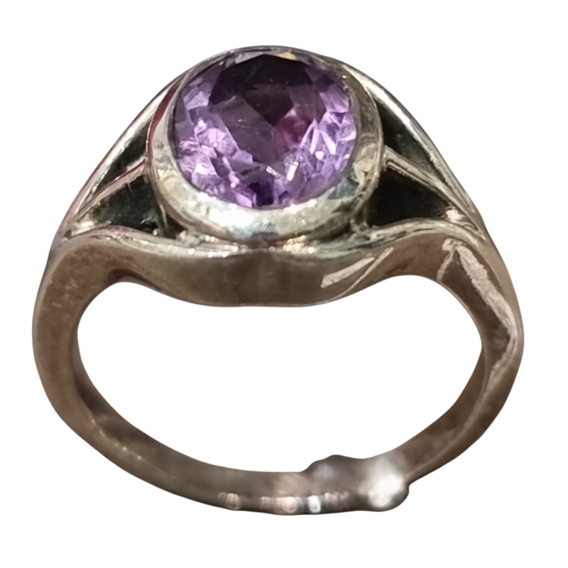 Bague Améthyste Argent 925