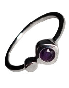 Bague Améthyste Argent 925
