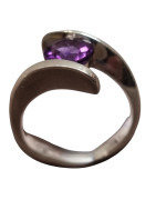 Bague Améthyste Argent 925