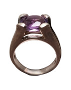 Bague Améthyste Argent 925 Taille 51