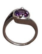 Bague Améthyste Argent 925