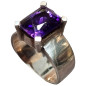 Bague Améthyste Argent 925 Taille 55
