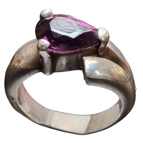 Bague Améthyste Argent 925 Taille 60